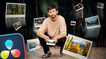 Magical Floating Polaroid Effects and Transitions in Davinci Resolve 20