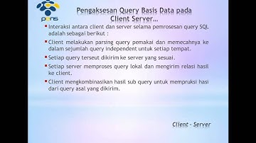Teori 9 - Client Server