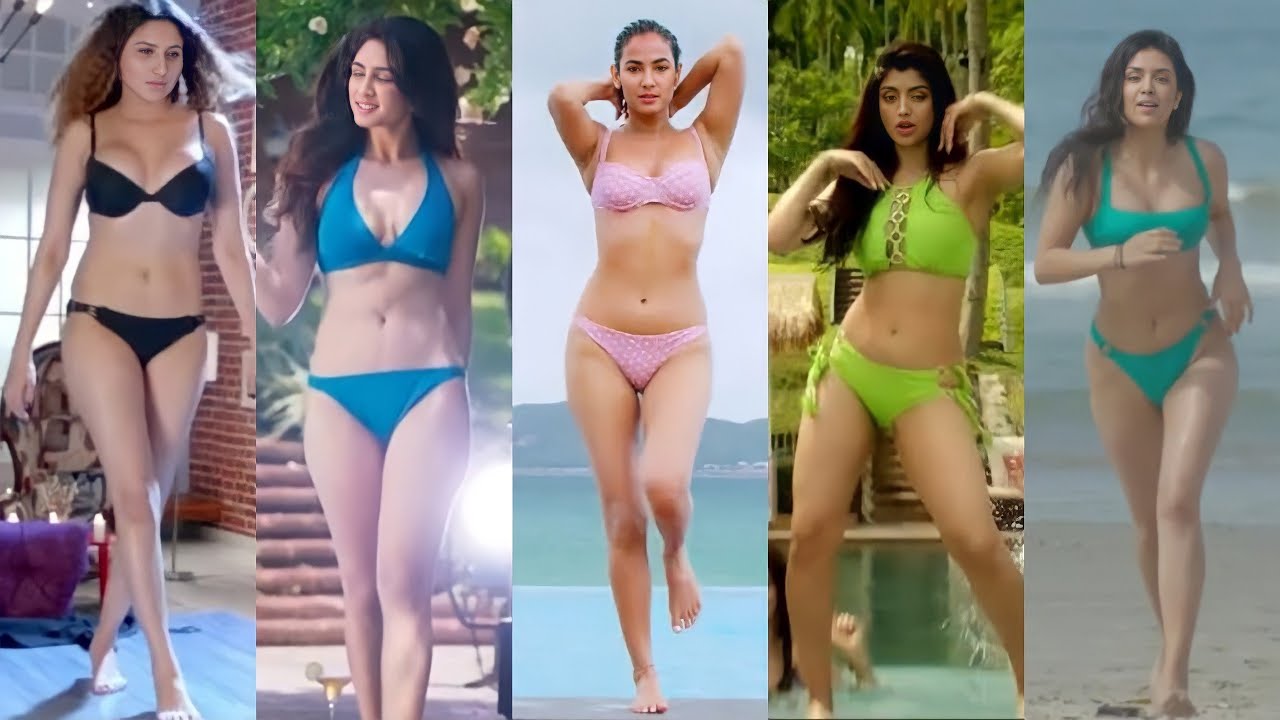 Indian actress bikini hot compilation | bollywood actress bikini  compilation | Bikini feast part 2 - YouTube