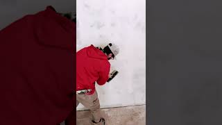 Drywall, holy smooth texture #construction #drywallfinish #workout #work