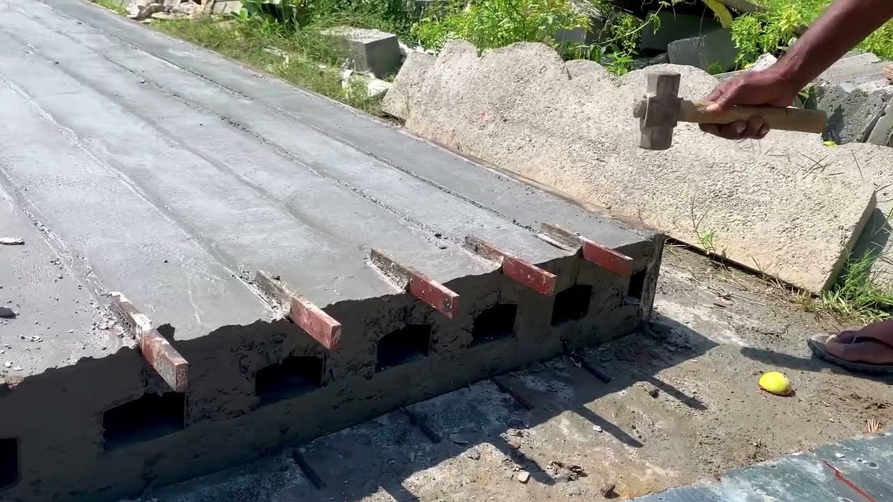 Concrete Fence Post Making