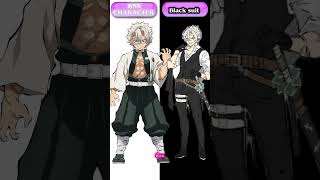Demon Slayer Character In Black Suit