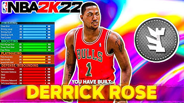 MVP DERRICK ROSE BUILD is UNSTOPPABLE in NBA 2K22! BEST “2-WAY SLASHING PLAYMAKER” BUILD in NBA 2K22