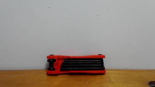 Klein tools folding hex key set review.