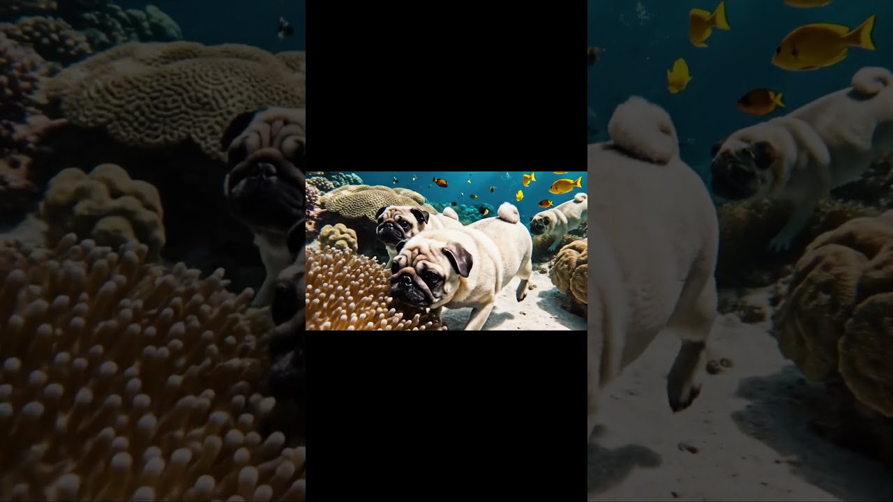 Can Dogs Breathe Underwater? 🌊 Amazing Puppies Exploring the Deep Ocean!