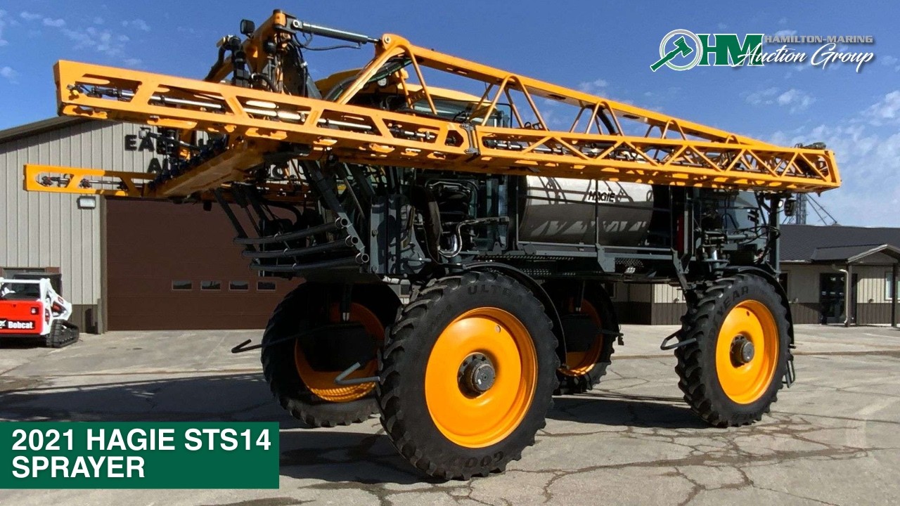 2021 Hagie STS14 Sprayer Selling at Auction March 28, 2026