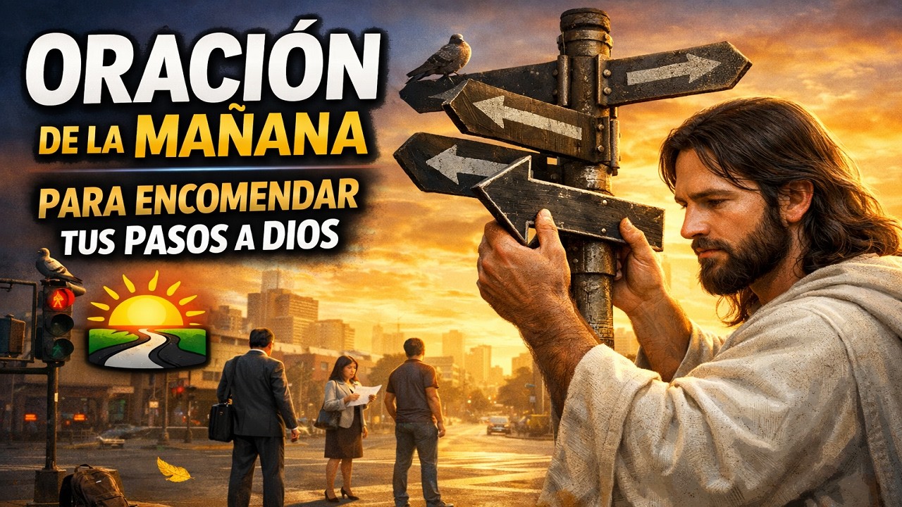 Oración de la mañana para encomendar tus pasos a Dios - YouTube