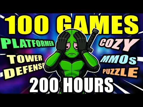 I Played 100 Games For 2 Hours Each to Find The Best Ones (Marathon)