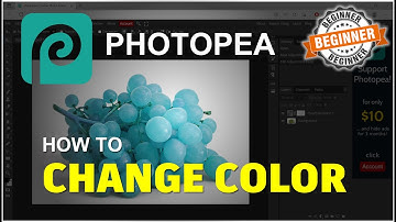 Photopea How To Change Color Tutorial