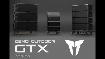 Presentacion y DEMO RCF TT+ GTX12 & GTS29 outdoor