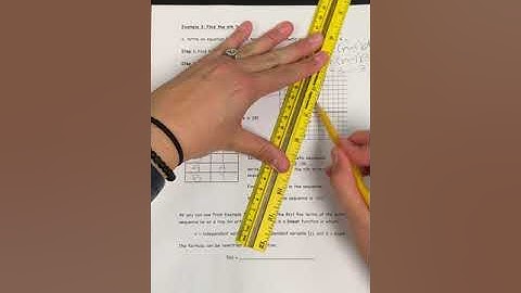 Lesson 3-5: Arithmetic Sequences as Linear Functions
