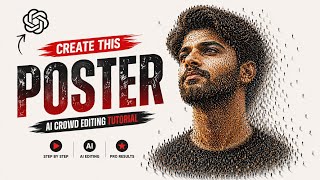 AI Crowd Poster Editing Tutorial 🔥 Create Cinematic Portrait Posters Like a Pro