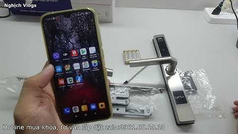 Review khóa thông minh cửa nhôm xingfa chạy APP TTlock