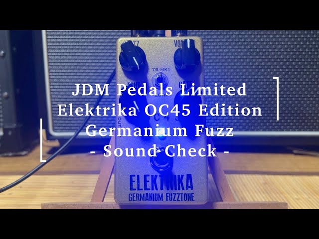 国内未発売　JDM Pedals Elektrika OC44 ファズペダル お歳暮 JDM Pedals Vintage - Edition OC44 Elektrika - Limited