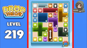Drop The Cat level 219 solution 