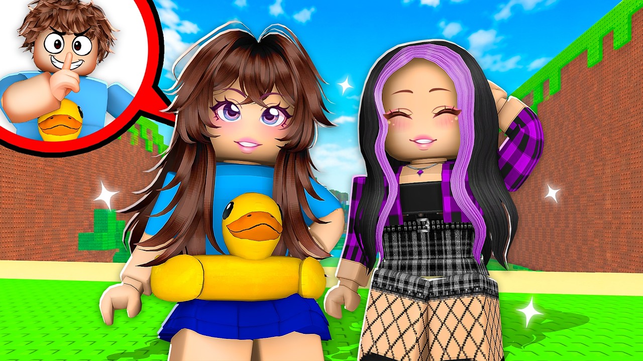 SNUCK Into E-GIRLS Island! (Kick a Lucky Block)