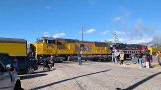 Union Pacific 4014 "Big Boy" on 2800 West railroad crossing. Ogden, UT