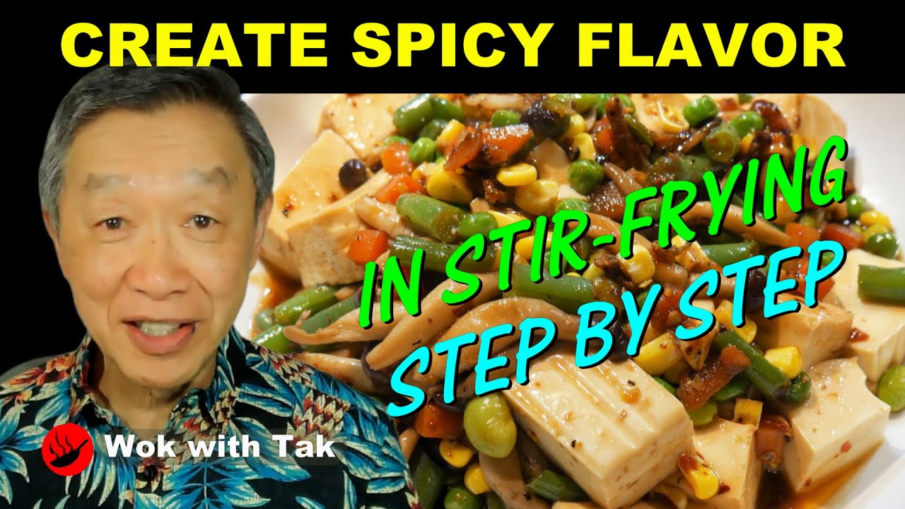 Create a spicy flavor in stirfrying. Simple, efficient, and delicious