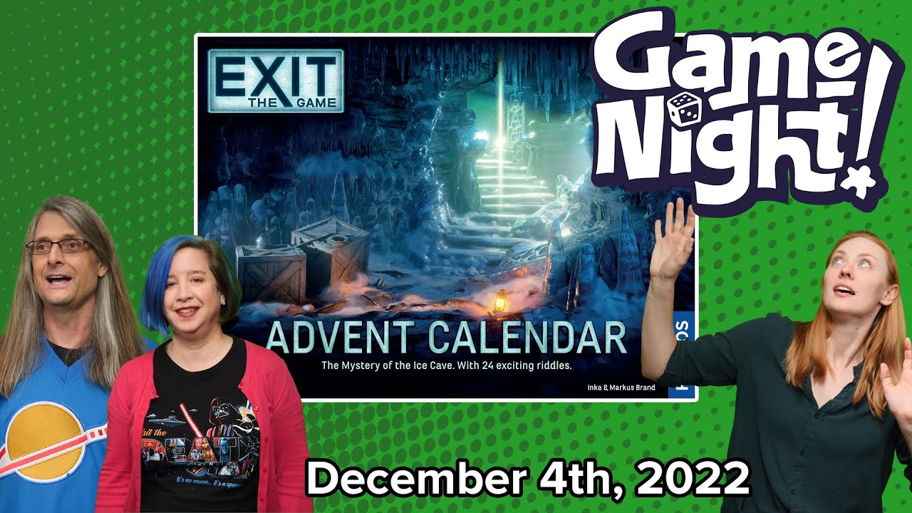 GameNight! 24 Days of Advent Exit The Game Advent Calendar The