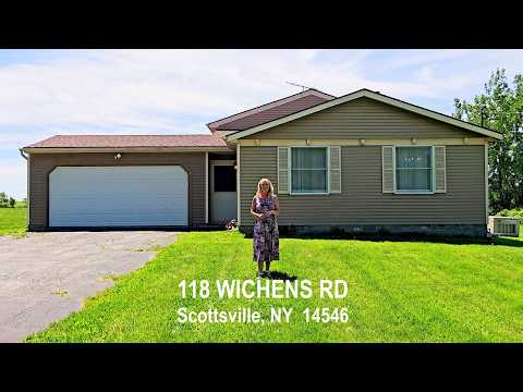 118 Wickens Rd, Scottsville, NY home video tour