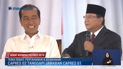 Kumpulan Skak Balik Jokowi ke Prabowo di Debat Keempat Pilpres 2019  - Durasi: 21:43. 