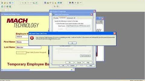 Datacard software   ID Works   How to connect to Access 2010 Low