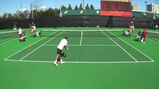01 23 2010 USC Vs LMU men's tennis singles 4 of 18