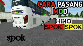 Cara masang mod spok spok BUSSID • Hino BUSSID