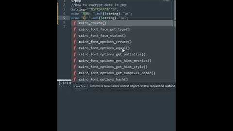 How to encrypt data in php #shorts #coding #php