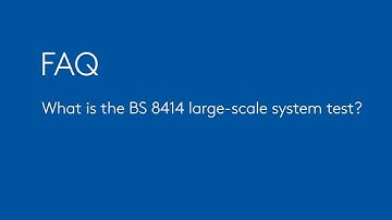 Kingspan Fire FAQ - What is the BS 8414 Test?