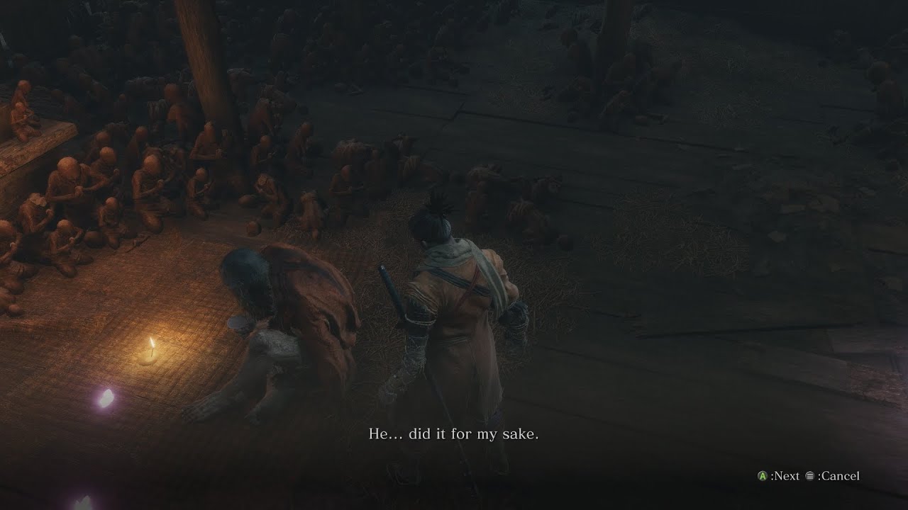 Sekiro: Shadows Die Twice: Giving the Sculptor Unrefined Sake | Understanding more about the Shura