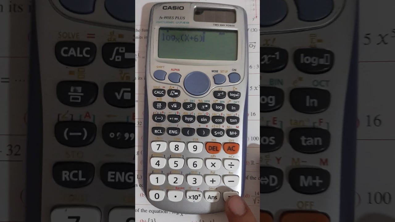 Solving Equation By Using Calculator Sec2