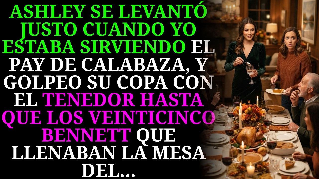 Estaba sirviendo el pastel de calabaza cuando mi cuñada, embarazada de ocho meses, golpeó su copa y anunció a los veinticinco invitados que yo había perdido otro bebé y que quizá nunca podría ser...