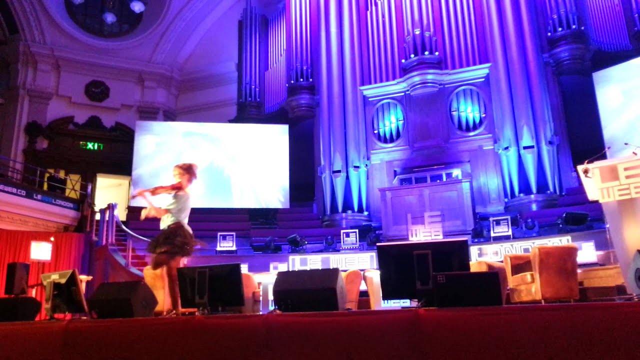 Dubstep violinist opening LeWeb London 2012