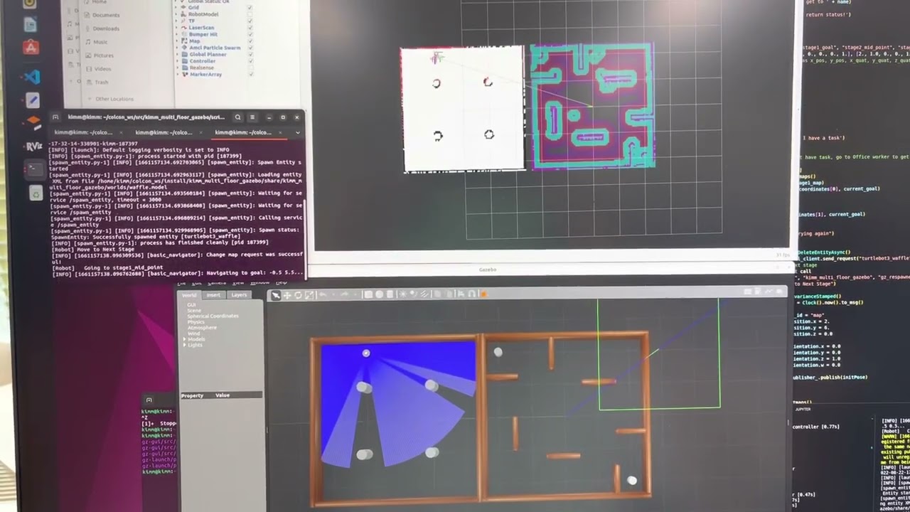 [ROS2 Humble] Multi Floor Navigation with Gazebo and Nav2