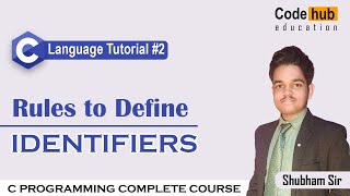 Rules For Naming Identifier in C | C Language Tutorial For Beginners