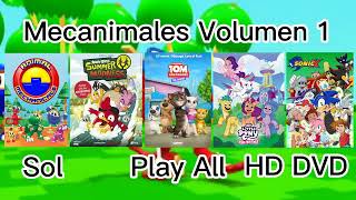 Mecanimales Volumen 1 5 En 1 Dvd Menu Sol Pirata