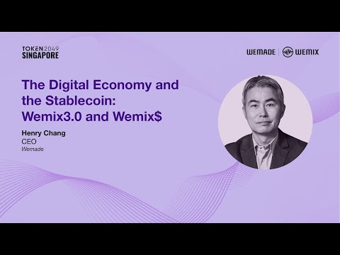   TOKEN2049 Singapore The Digital Economy And The Stablecoin Wemix3 0 And Wemix