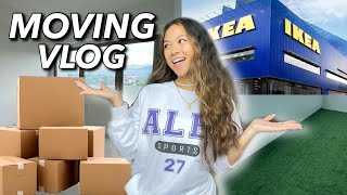 MOVING VLOG: Ikea shopping, unpacking & decorating!!