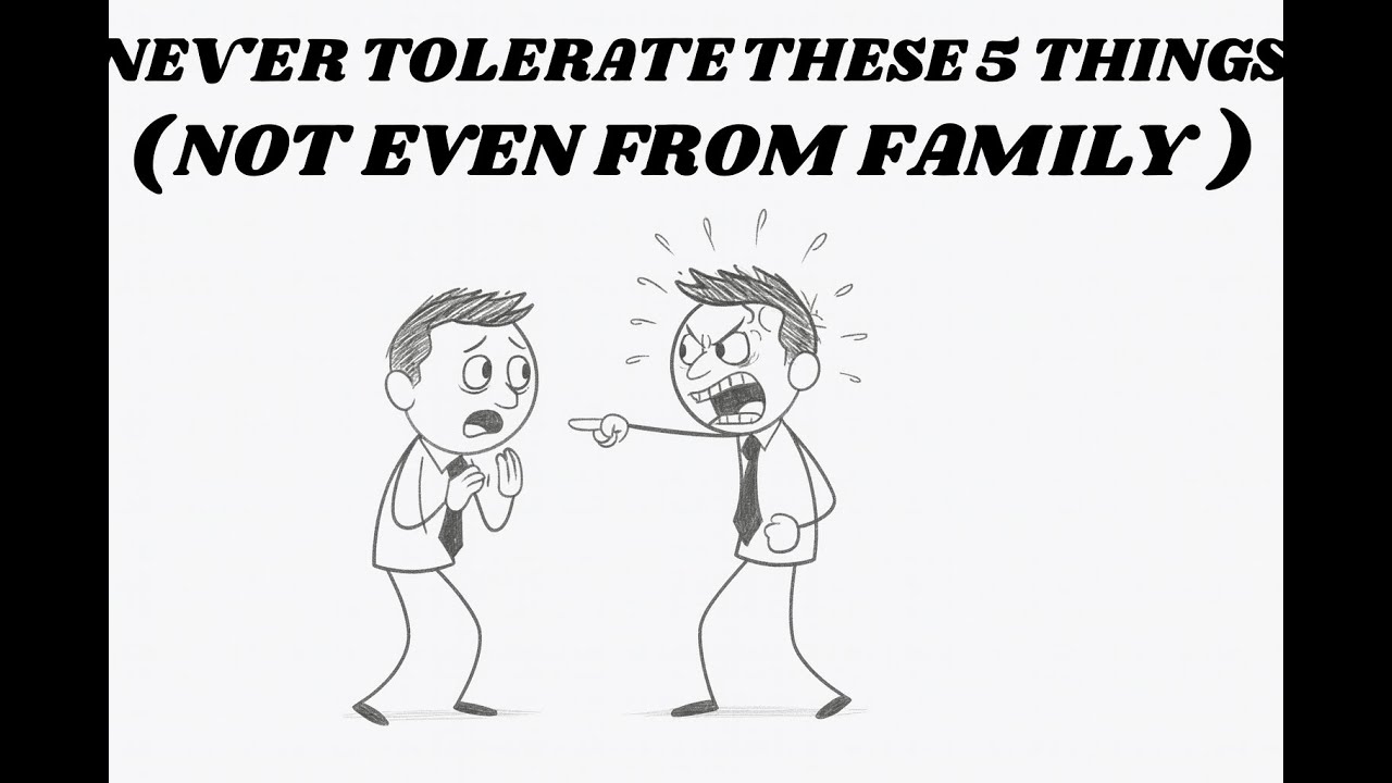 5 Types of Disrespect You Should Never Forgive (NOT EVEN FROM FAMILY)