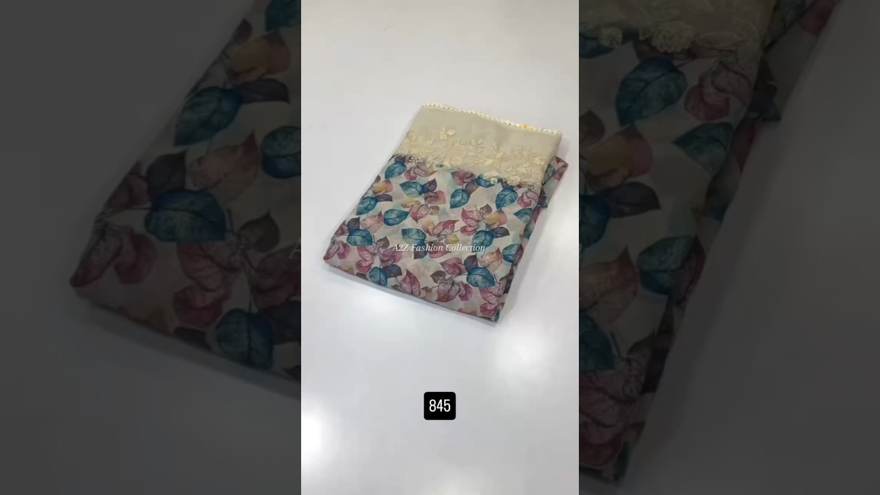 Chiffon floral digital print  embroidery work&fancy lace border saree with embroidery work pallu