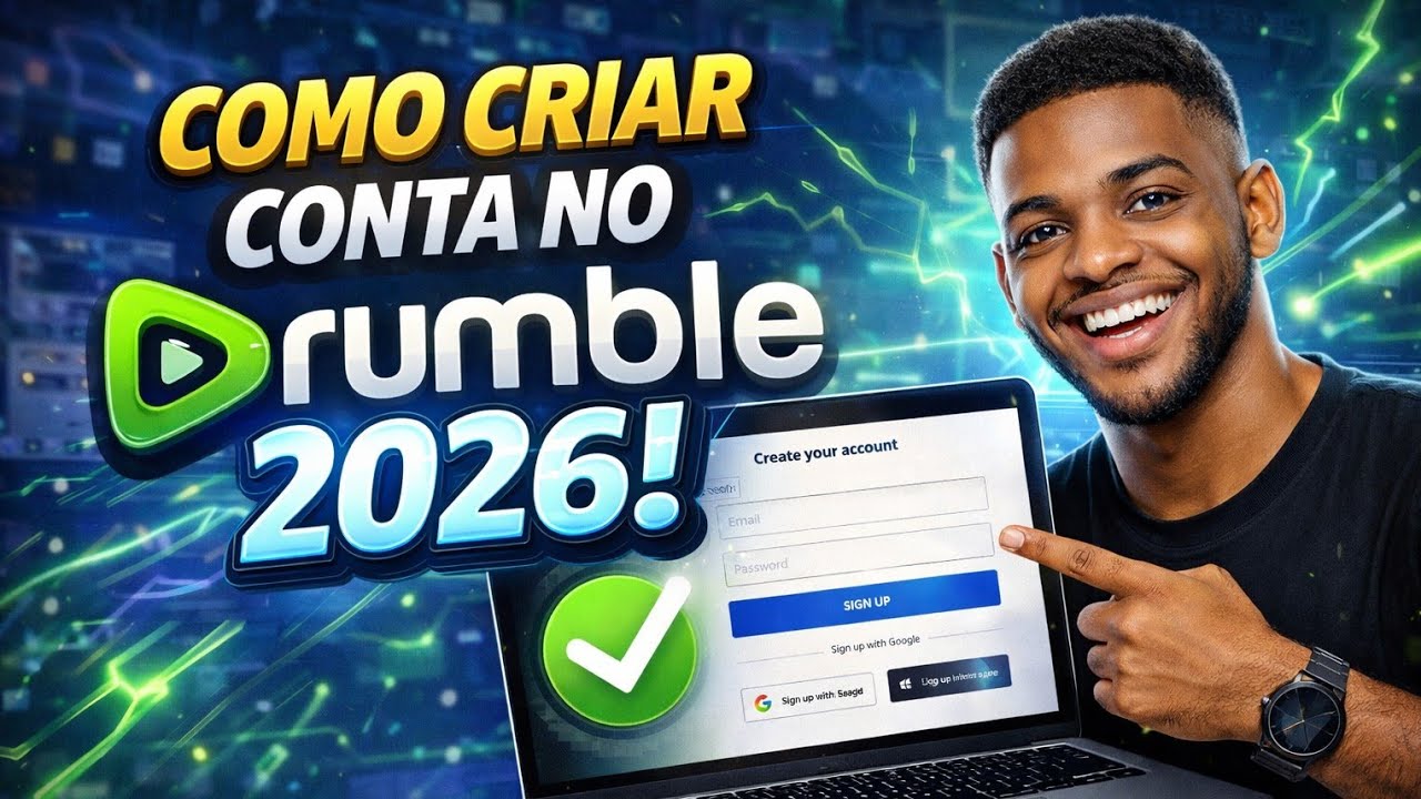 No Rumble 💥COMO CRIAR CONTA NO RUMBLE Passo a Passo - YouTube