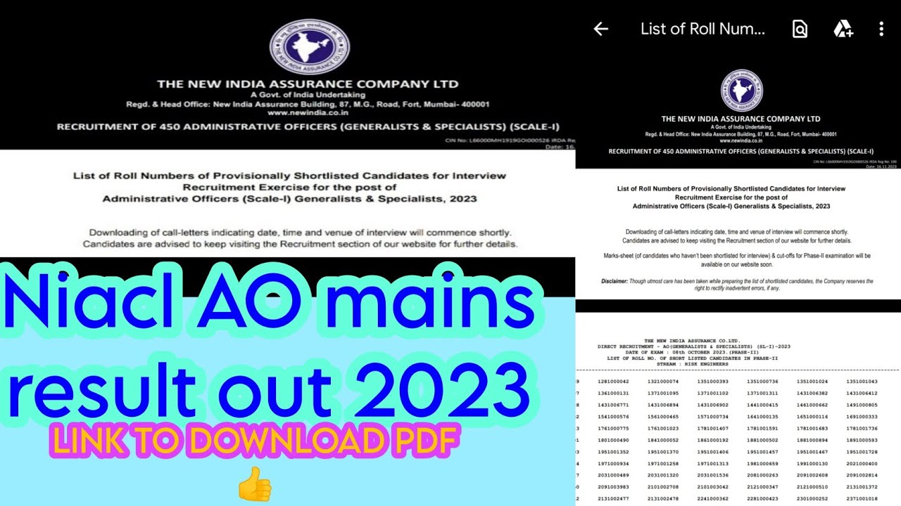 NIACL AO Mains Result Revealed Download The PDF Link Niacl Ao Mains niacl-ao-mains-result-revealed-download-the-pdf-link-niacl-ao-mains