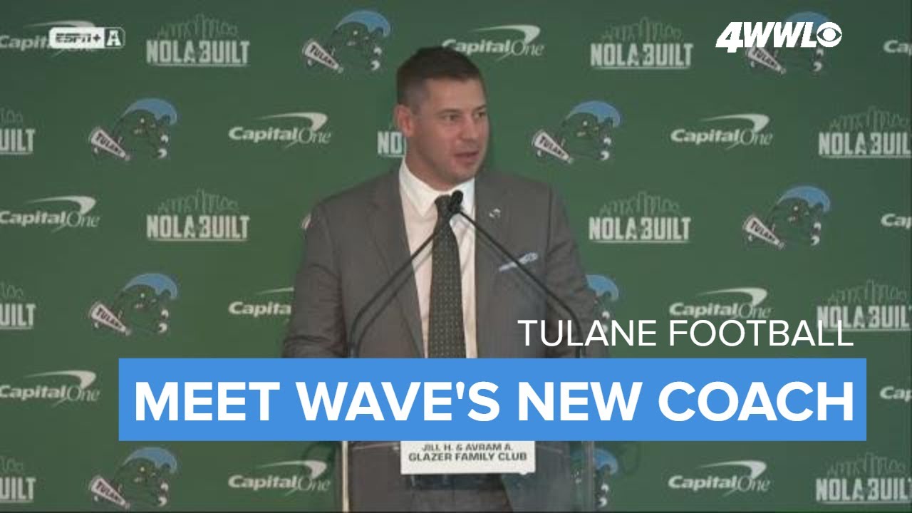 Tulane introduces Jon Sumrall as new head football coach