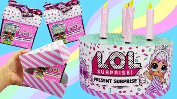 LOL Surprise Present Surprise Unboxing Giant Cake Box