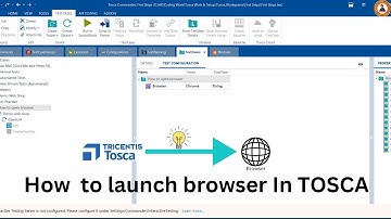 How to automate browser using TOSCA and web application using TOSCA | Tricentis Tosca