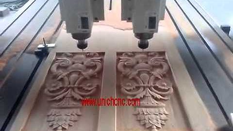 UNICH Double Heads Wood CNC Router