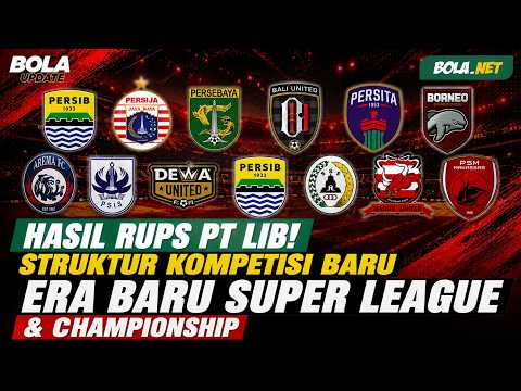 PT LIB GMS Results: Competition Structure Changes, Super League and Championship Separated