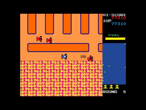 New Rally X [Arcade Longplay] (1981) Namco