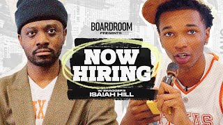 Swagger Star Isaiah Hill Can Moonwalk, Rap, Dunk & More | Now Hiring Ep1